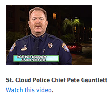 St. Cloud Police Chief Pete Gauntlett