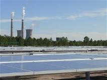 Paneles solares del Centro Energético Stanton