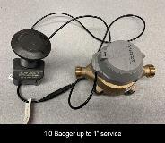 Badger 1.0 servicio de hasta 1"