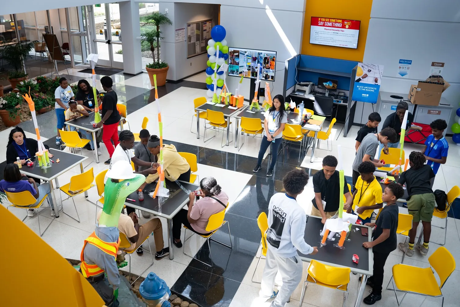 Students participating in OUC's Youth Energy Academy program