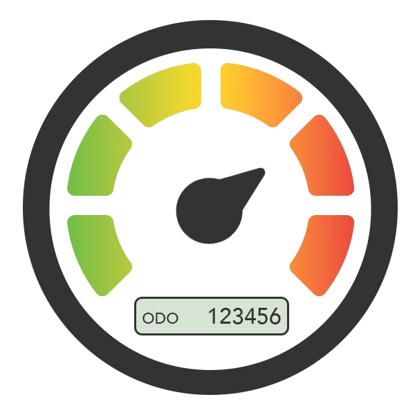 Odometer used to highlight the difference between electric consumption and electric demand