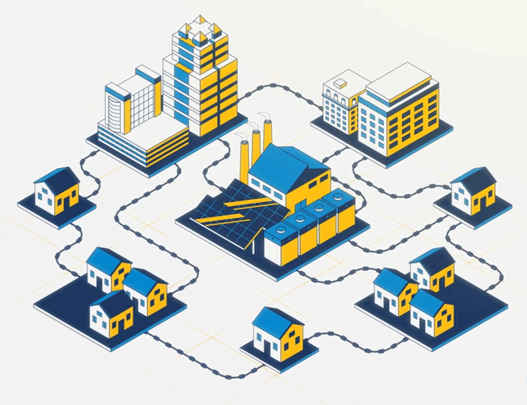 GIF showcasing how wheneveryone is using electricity at the same time, our system reaches its peak demand. OUC must build out our system to meet this peak.