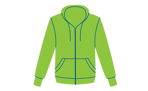 Illustration of a sweatshirt